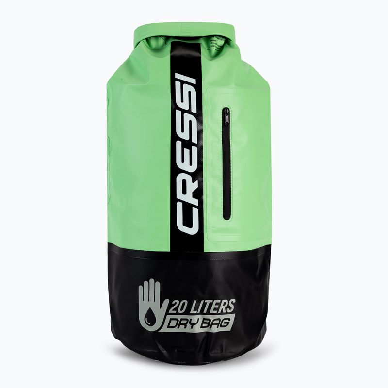 Водонепроникний мішок Cressi Dry Bag Premium 20 l black/fluo green