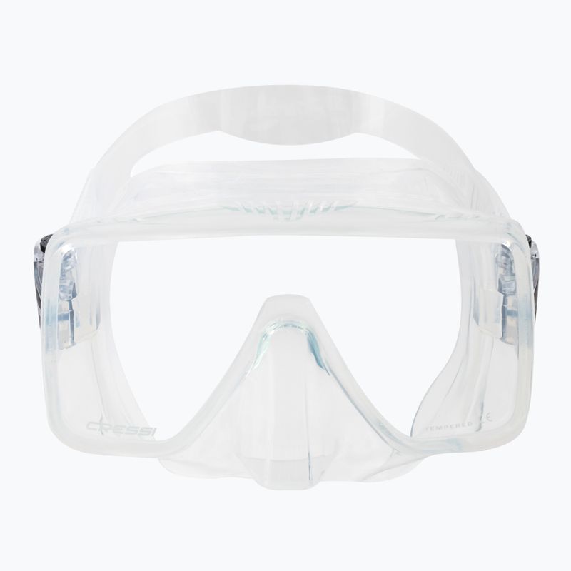 Маска для дайвінгу Cressi SF1 silicon clear 2