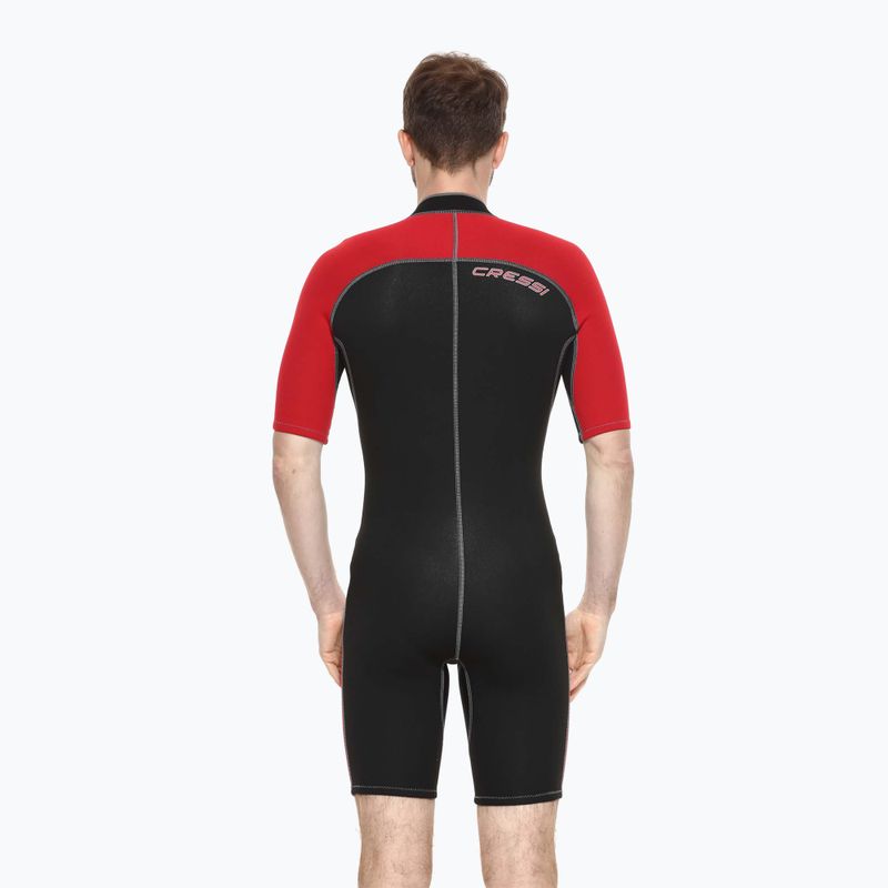 Гідрокостюм чоловічий Cressi Lido Shorty 2 мм black/red 2