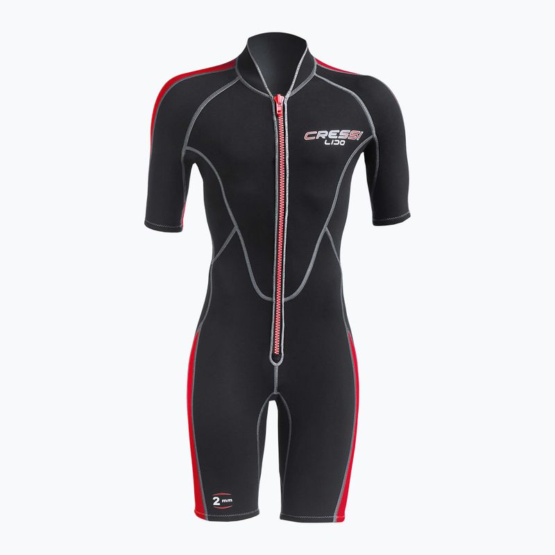 Гідрокостюм чоловічий Cressi Lido Shorty 2 мм black/red 3