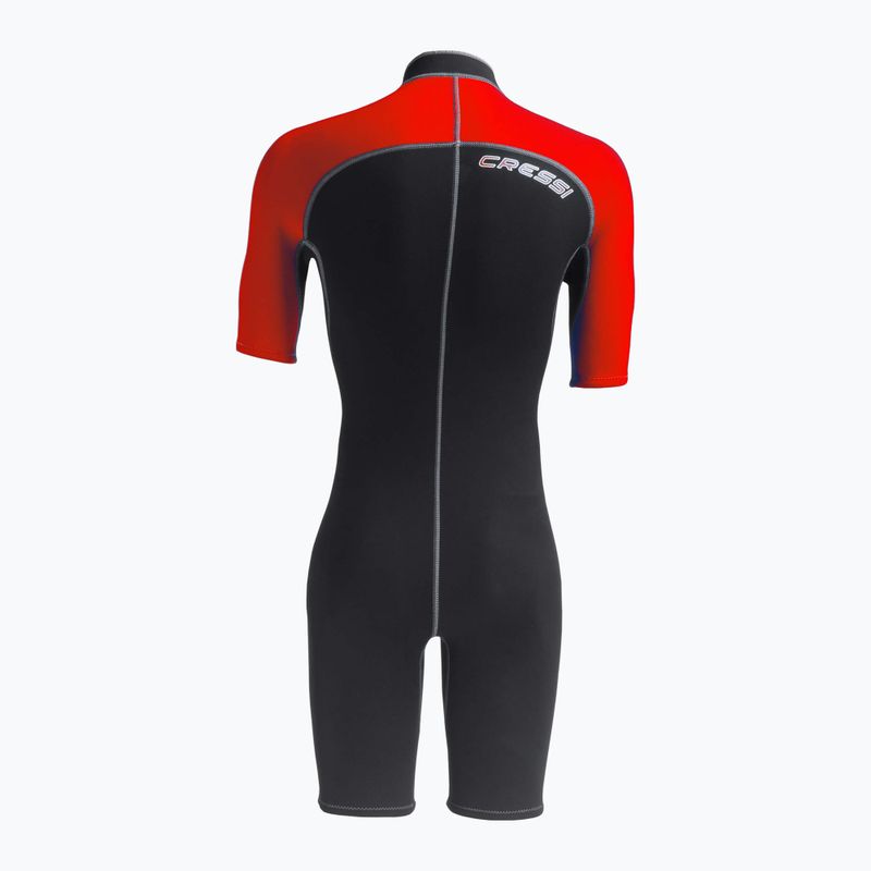 Гідрокостюм чоловічий Cressi Lido Shorty 2 мм black/red 4