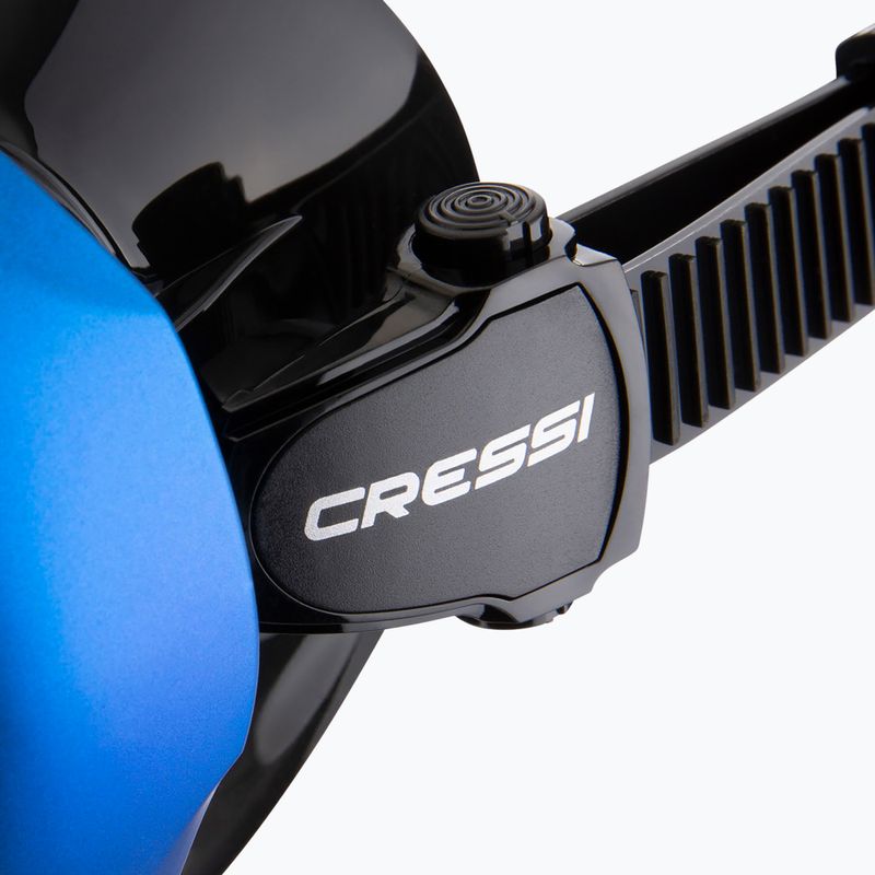 Маска для дайвінгу Cressi A1 Anti Fog black/blue 4