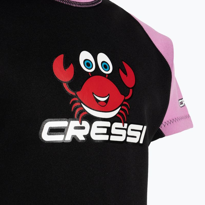 Гідрокостюм дитячий Cressi Smoby Shorty 2 mm black/pink 3