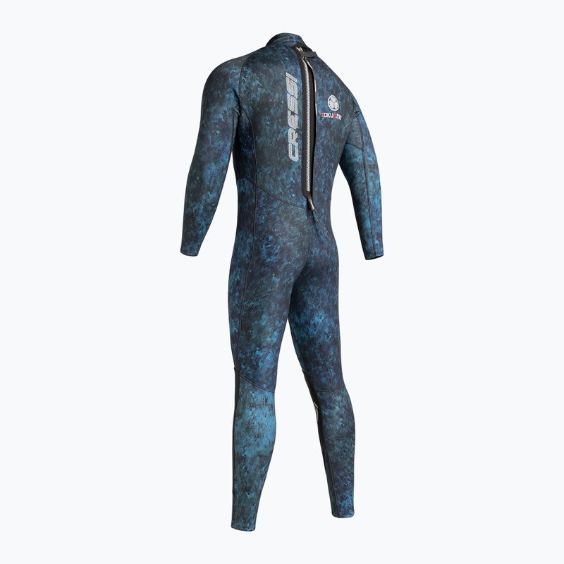 Гідрокостюм чоловічий Cressi Tokugawa Monopiece 3 мм camo blue 4