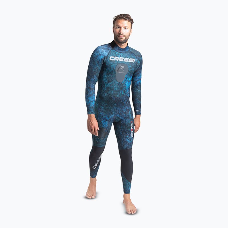 Гідрокостюм чоловічий Cressi Tokugawa Monopiece 3 мм camo blue 10