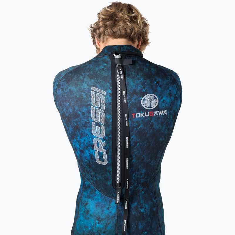 Гідрокостюм чоловічий Cressi Tokugawa Monopiece 3 мм camo blue 12