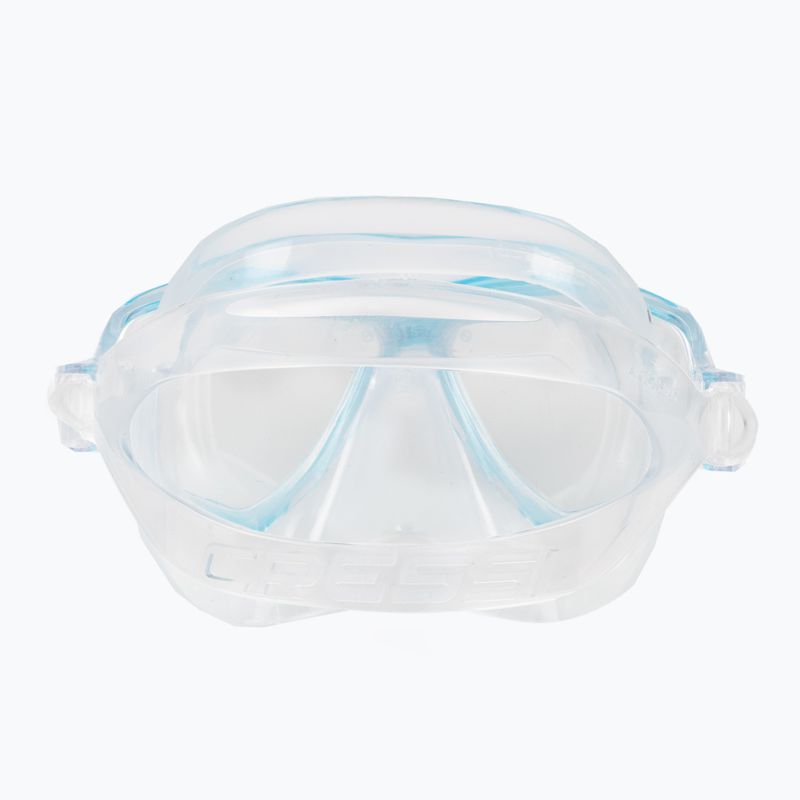 Маска для дайвінгу Cressi Perla clear/aquamarine 5
