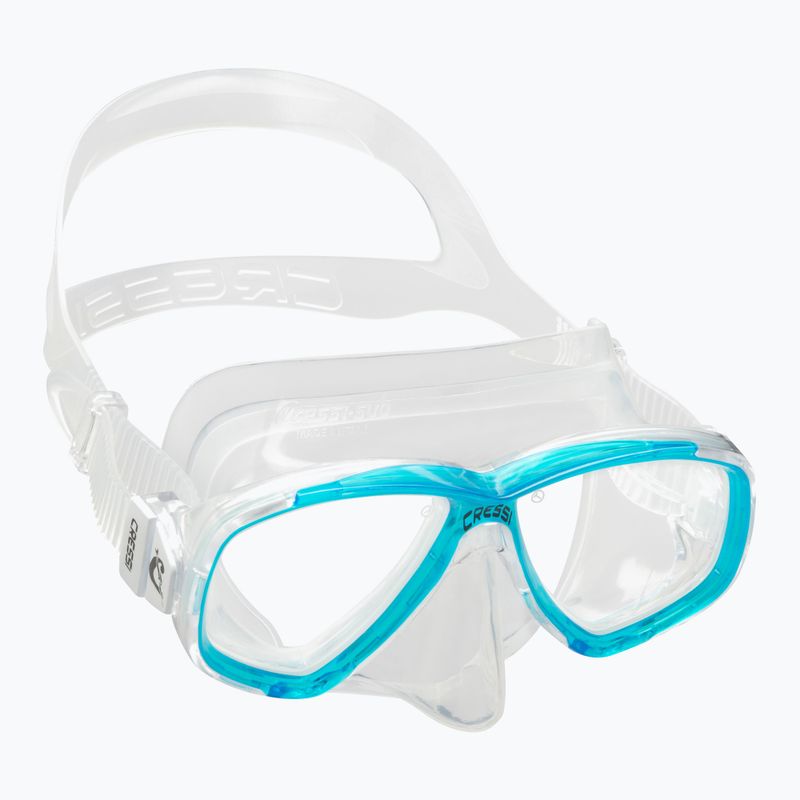 Маска для дайвінгу Cressi Perla clear/aquamarine 6