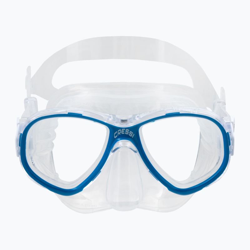 Маска для дайвінгу дитяча Cressi Perla clear/blue 2