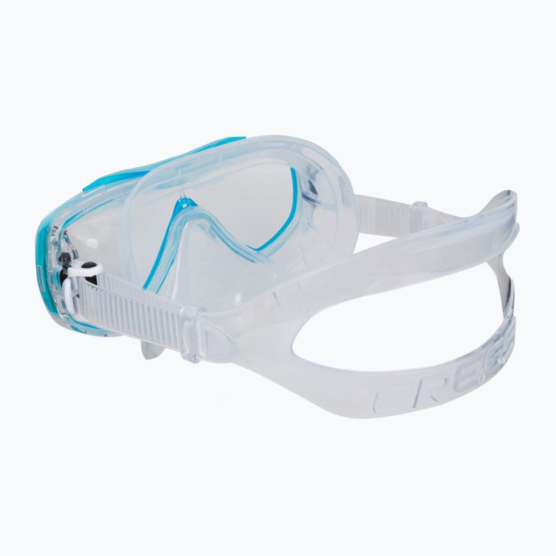 Маска для дайвінгу Cressi Estrella clear/aquamarine 4