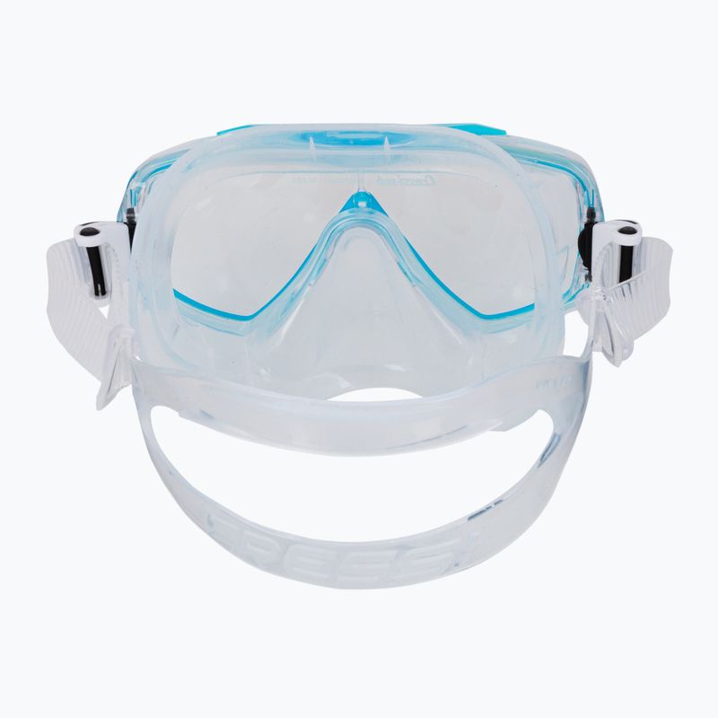 Маска для дайвінгу Cressi Estrella clear/aquamarine 5