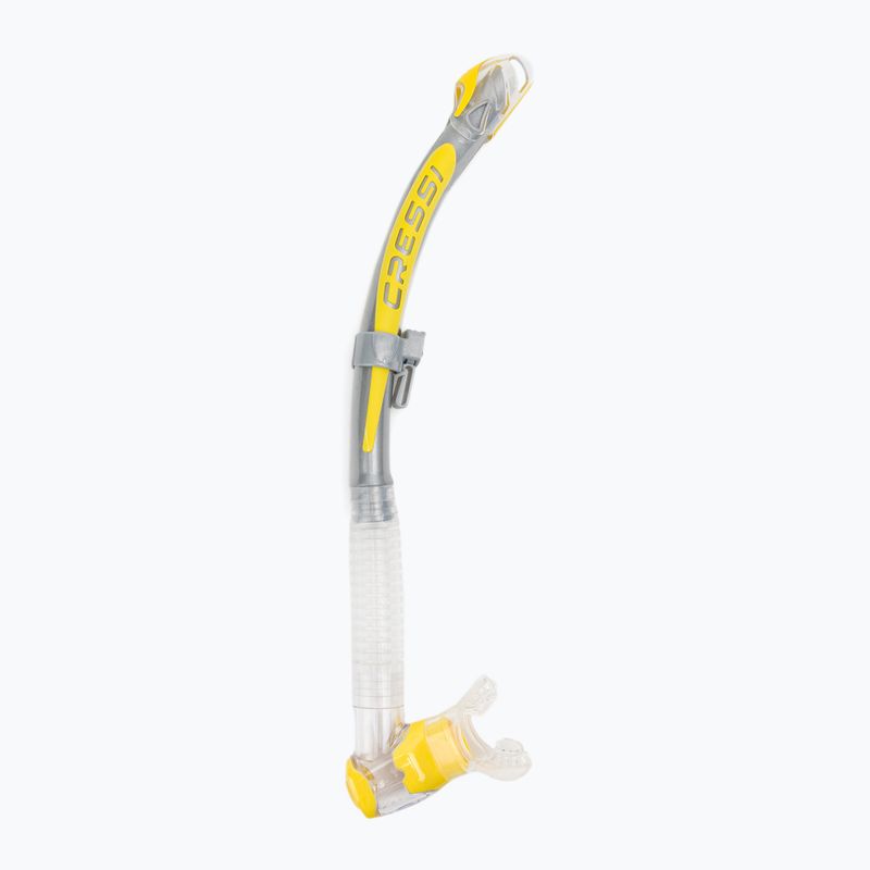 Трубка для дайвінгу Cressi Corfu sil. clear/silver yellow