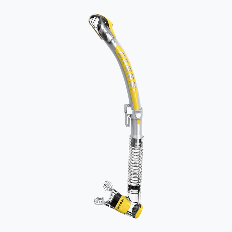 Трубка для дайвінгу Cressi Corfu sil. clear/silver yellow 4