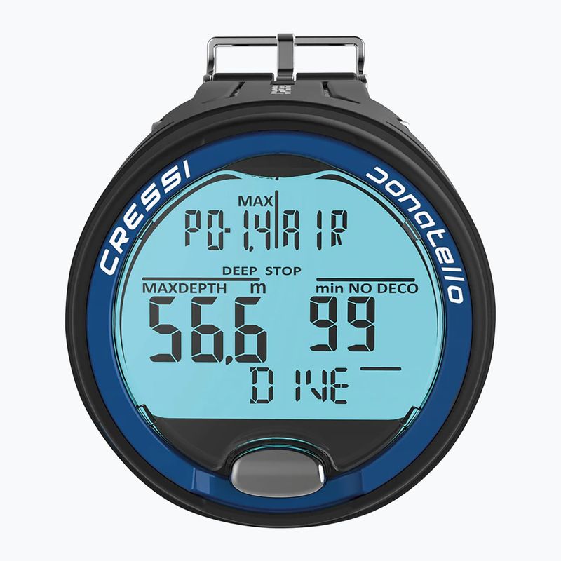 Комп'ютер для підводного плавання Cressi Donatello Diving black/blue 3