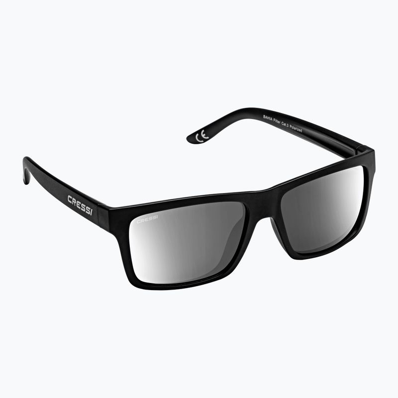 Сонцезахисні окуляри Cressi Bahia Floating black/silver mirrored 5