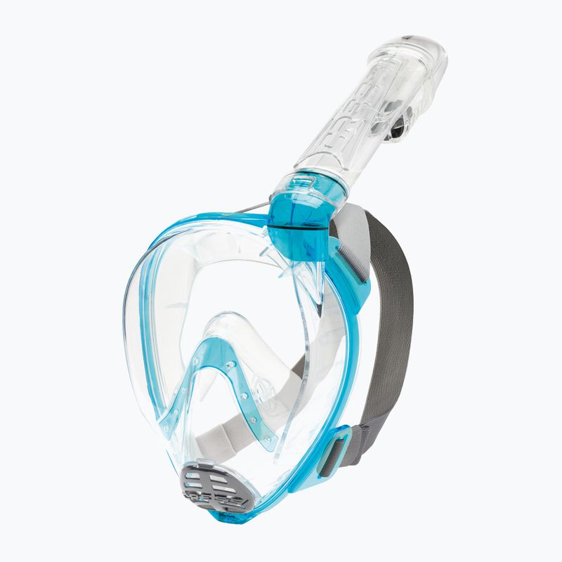 Повнолицева маска для снорклінгу дитячаCressi Baron Full Face clear/aquamarine