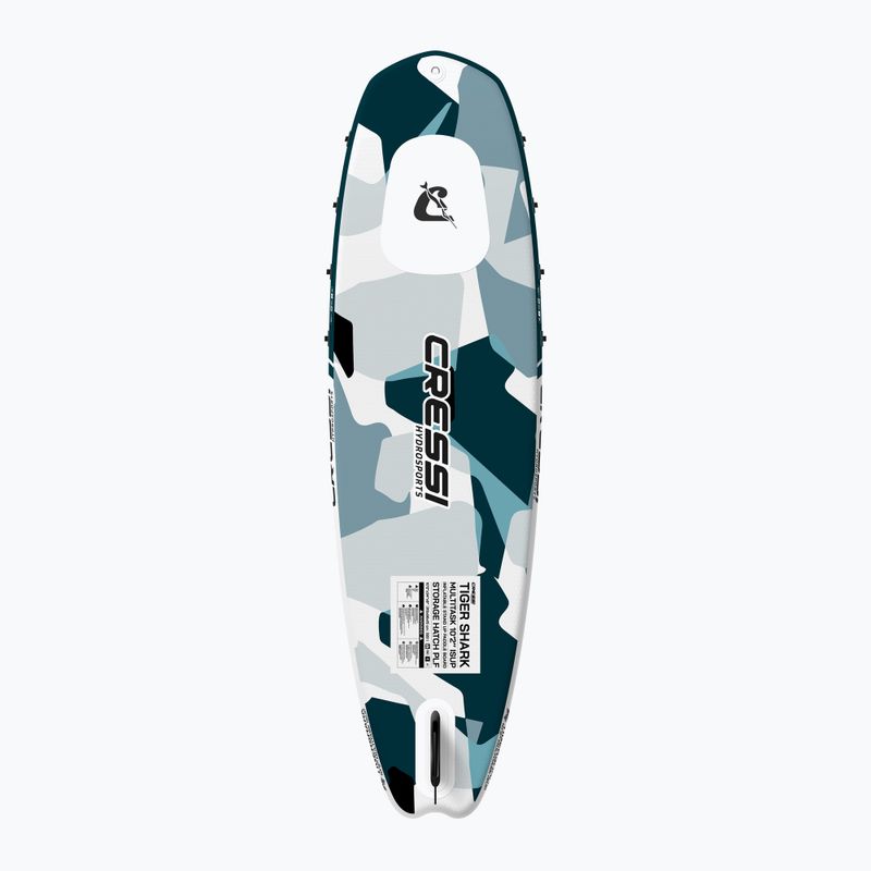 SUP-дошка  Cressi Tiger Shark Multitask iSUP 10'2'' aquamarine camo 3