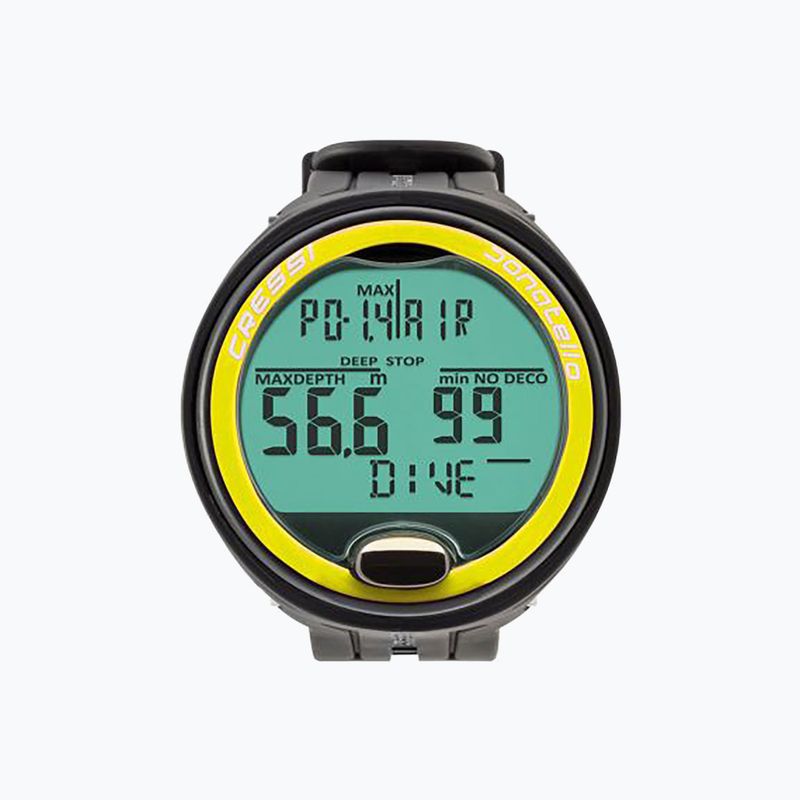 Комп'ютер для підводного плавання Cressi Donatello Diving black/yellow