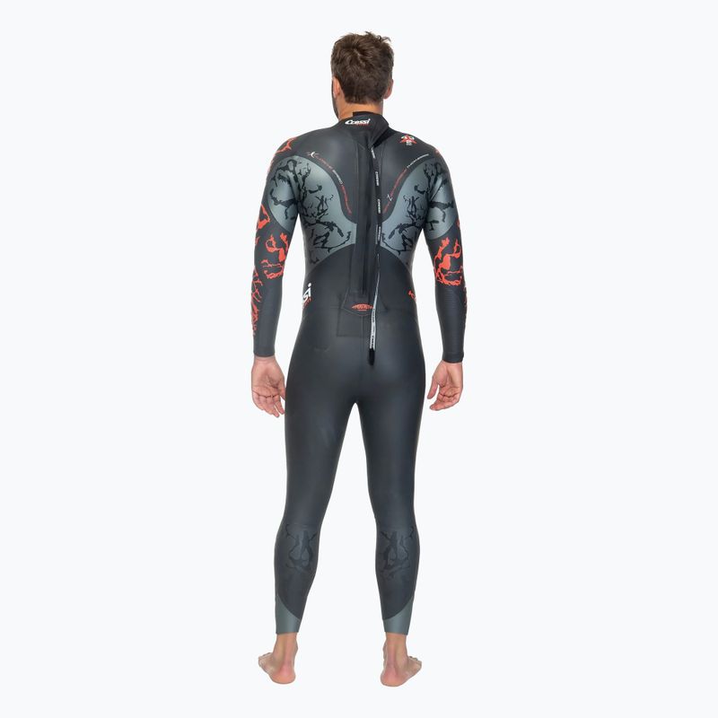 Гідрокостюм чоловічий Cressi Kuwae 2/3/4 мм black/red 4