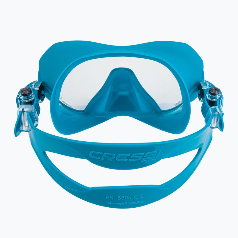 Маска для дайвінгу Cressi ZS1 turquoise/turquoise 5