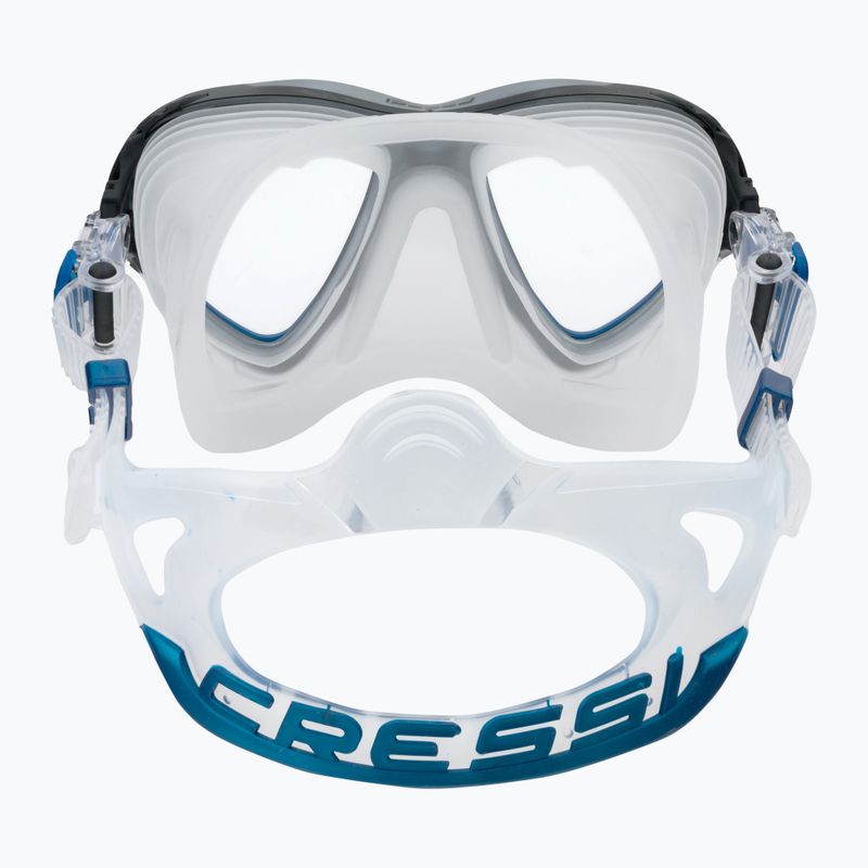 Маска для дайвінгу Cressi Quantum clear/blue 5