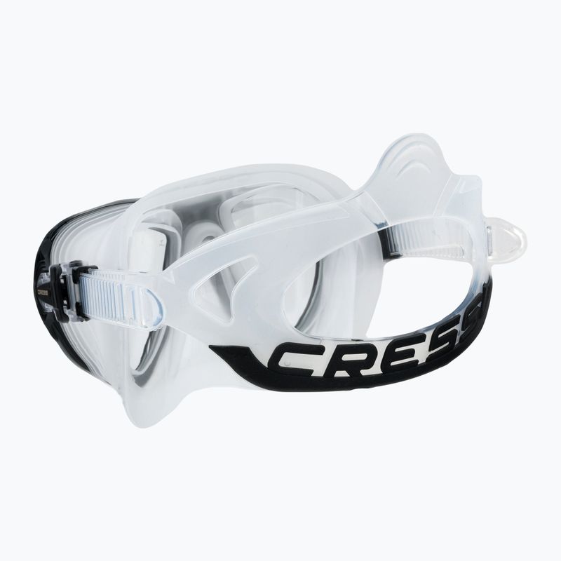 Маска для дайвінгу Cressi Quantum clear/black 4