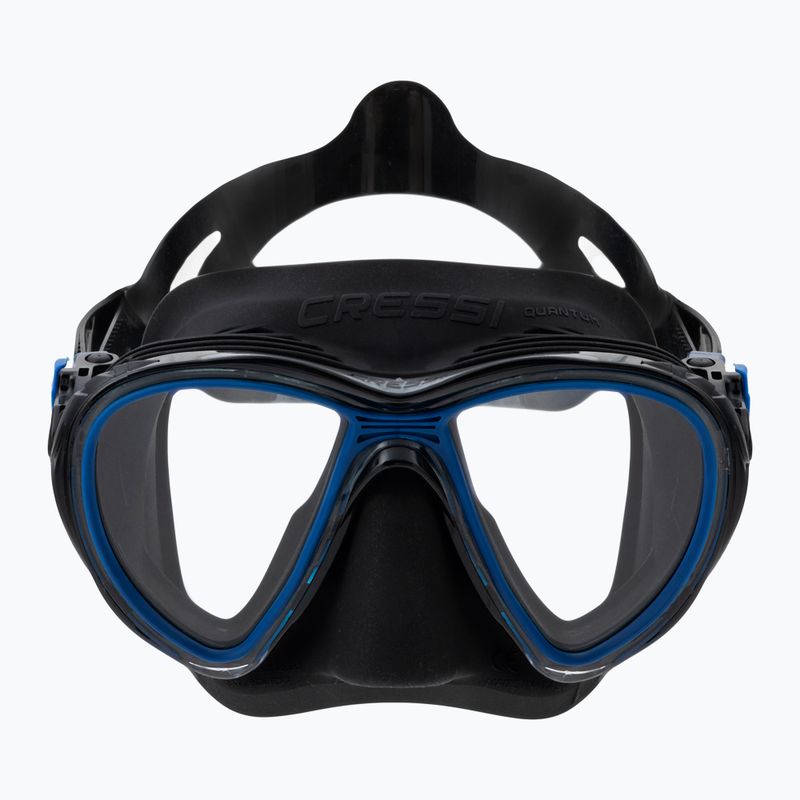 Маска для дайвінгу Cressi Quantum black/blue 2
