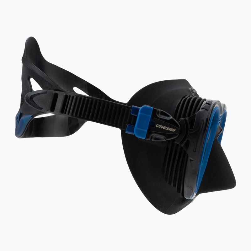 Маска для дайвінгу Cressi Quantum black/blue 3