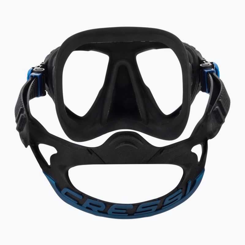 Маска для дайвінгу Cressi Quantum black/blue 5