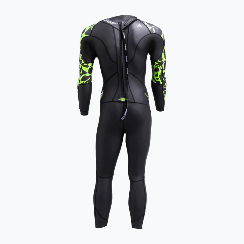 Гідрокостюм чоловічий Cressi Kuwae 2 mm black/green 2