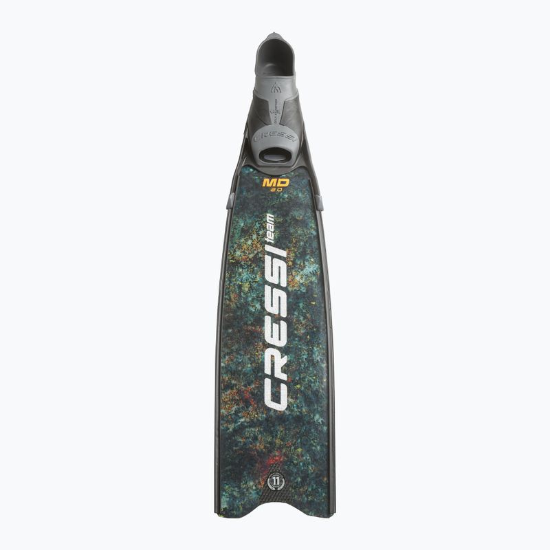 Ласти для пірнання Cressi Gara Turbo Carbon green camo 3