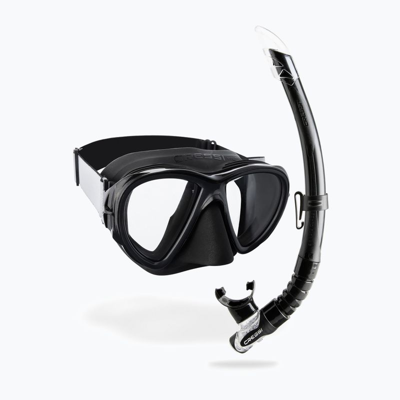 Набір для пірнання Cressi Fiji + Gamma black/black