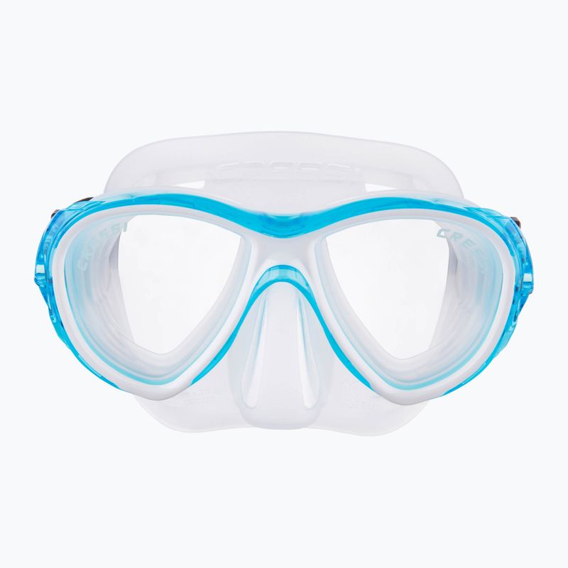 Маска для пірнання Cressi Samoa clear/aquamarine 2