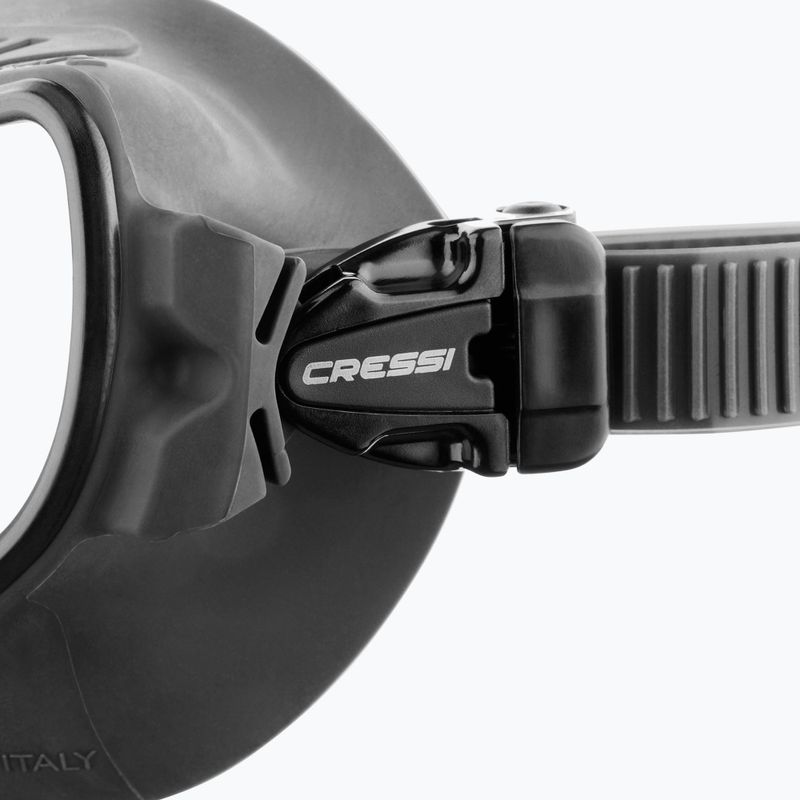 Маска для дайвінгу Cressi Atom black/black 4