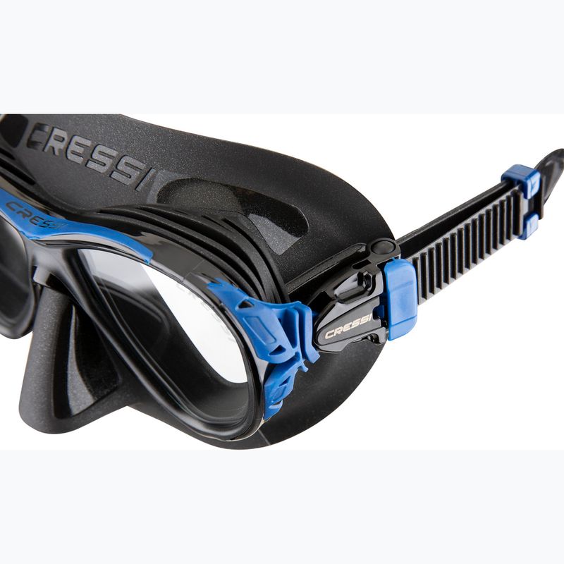 Маска для дайвінгу Cressi Naxos black/blue 4