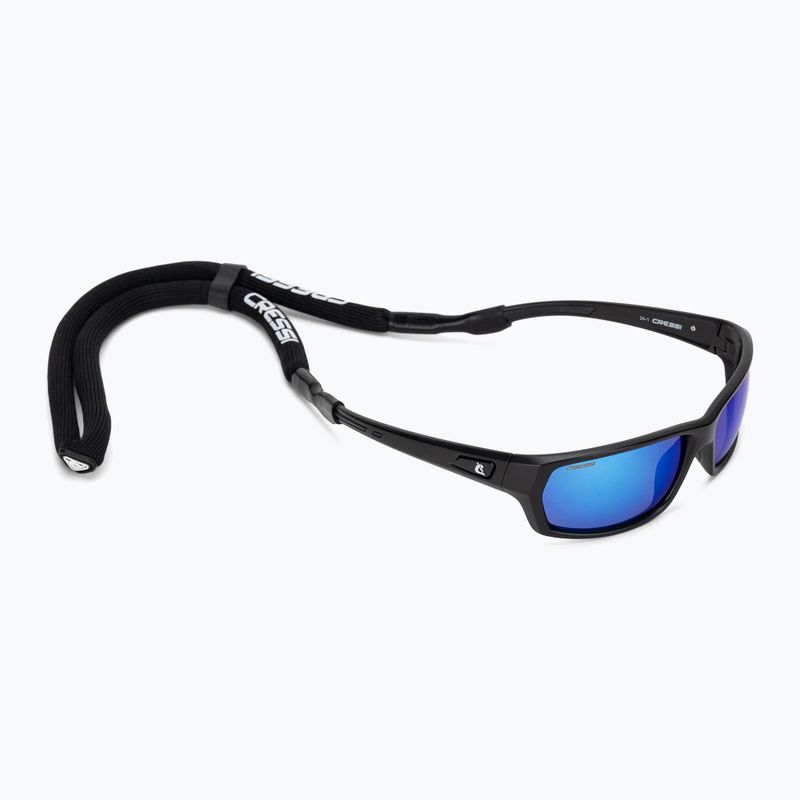 Окуляри сонцезахисні Cressi Bill black/blue mirrored 2