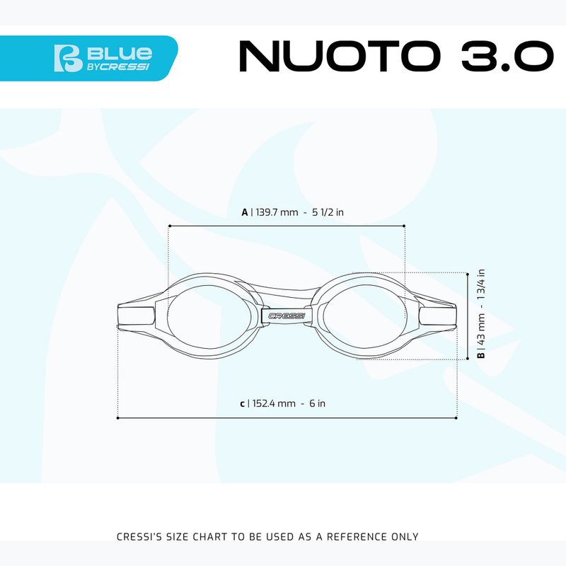 Окуляри для плавання Cressi Nuoto 3.0 pink/clear 4
