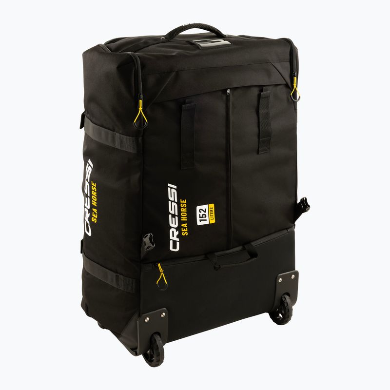 Сумка дорожня Cressi Sea Horse 152 л black/yellow 2