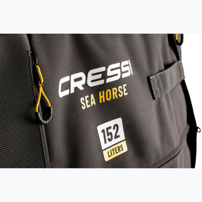 Сумка дорожня Cressi Sea Horse 152 л black/yellow 8