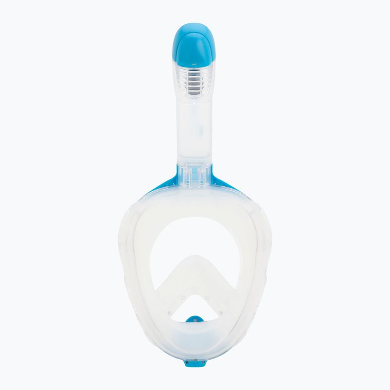Маска повнолицьова для снорклінгу Cressi Java Full Face clear/blue 4
