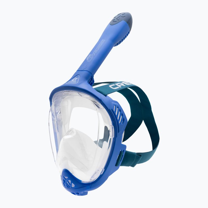 Маска повнолицьова для снорклінгу Cressi Java Full Face blue/blue navy 2