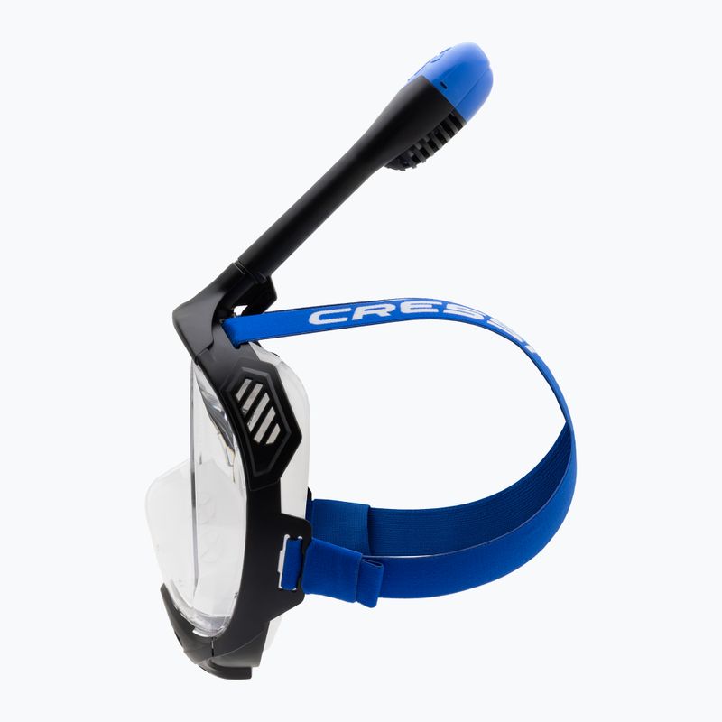 Маска повнолицьова для снорклінгу Cressi Java Full Face black/blue 6