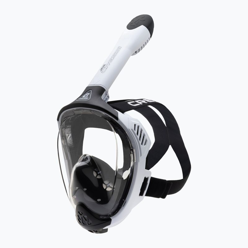 Маска повнолицьова для снорклінгу Cressi Java Full Face white/black 2