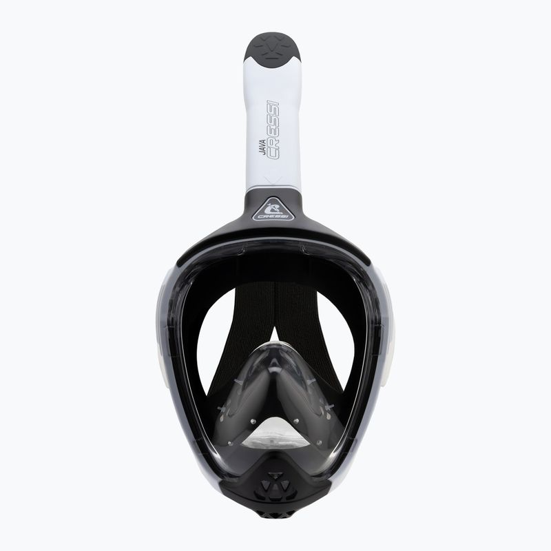 Маска повнолицьова для снорклінгу Cressi Java Full Face white/black 4