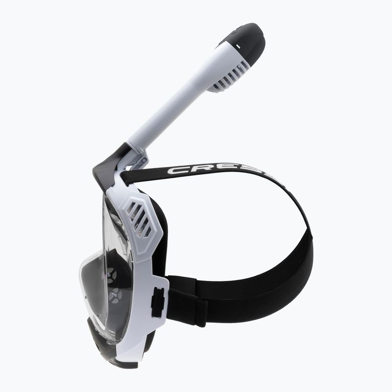 Маска повнолицьова для снорклінгу Cressi Java Full Face white/black 5