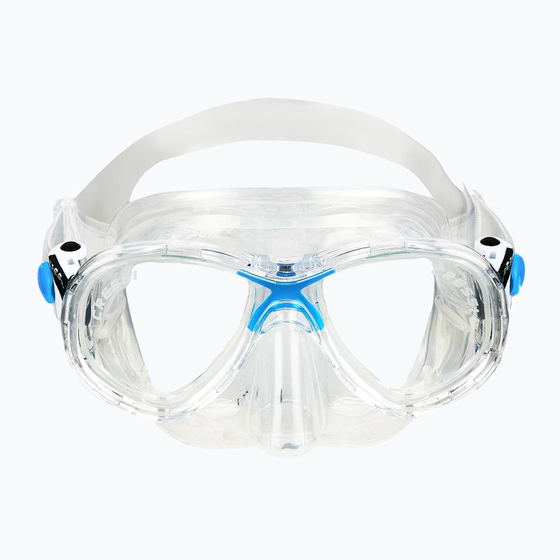 Набір для підводного плавання Cressi Marea + Seal Dry Jr clear/azure 4
