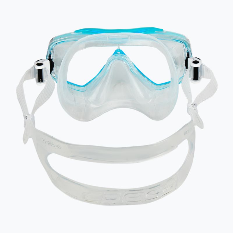 Набір для пірнання Cressi Estrella + Seal Dry clear/aquamarine 6