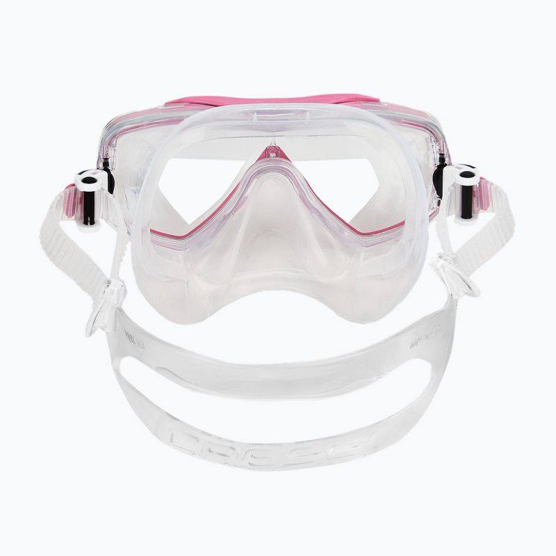 Набір для пірнання Cressi Estrella + Seal Dry clear/pink 6
