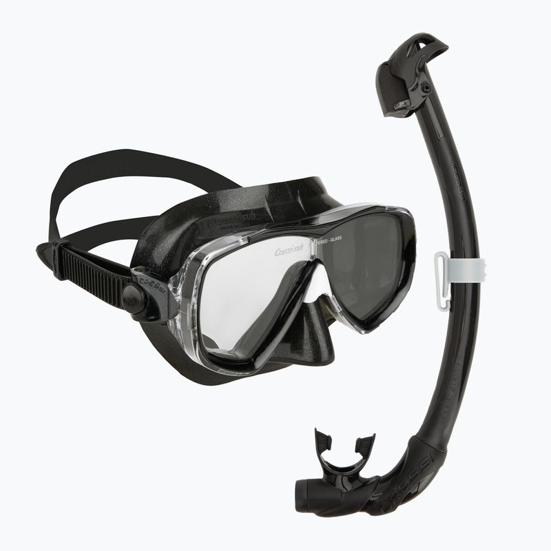 Набір для пірнання Cressi Estrella + Seal Dry black/black