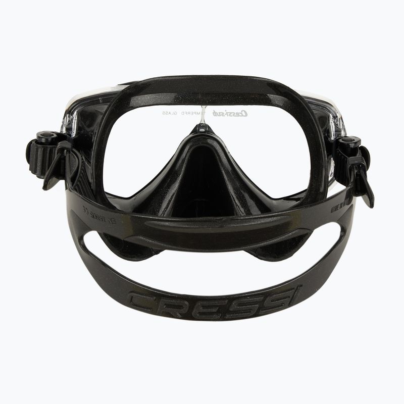 Набір для пірнання Cressi Estrella + Seal Dry black/black 6